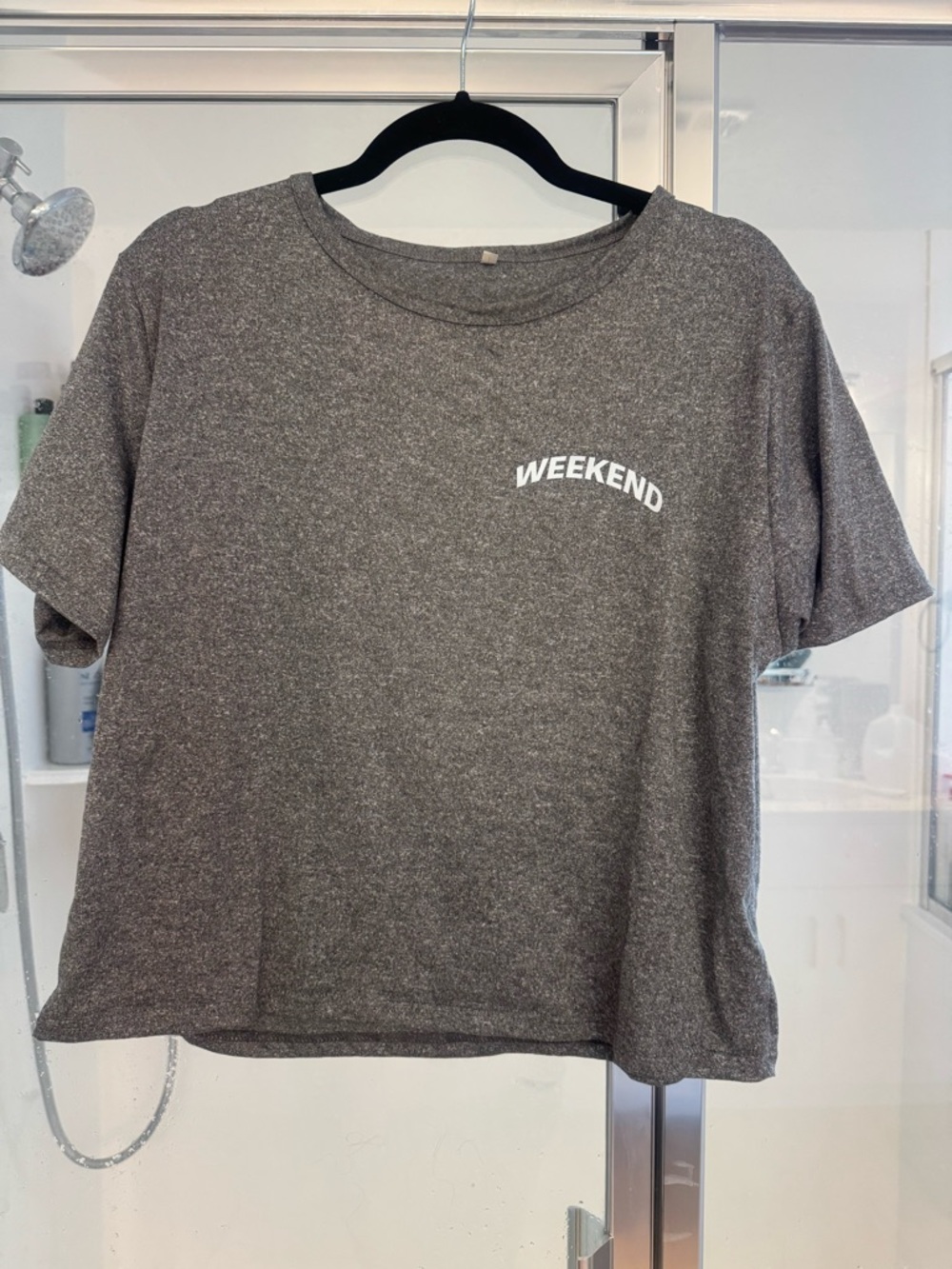 Weekend Gray Graphic Tee